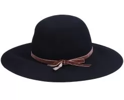 Vintage Wool Floppy Black Sun Hat - Sur La Tête -Fashion Hat Online 5055303761498 3