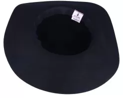 Vintage Wool Floppy Black Sun Hat - Sur La Tête -Fashion Hat Online 5055303761498 4