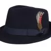 Detroit Black Trilby Hat - Jaxon & James
