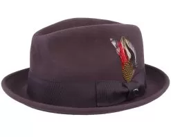 Crushable Blues Brown Trilby - Jaxon & James