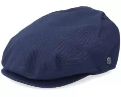 Cotton Navy Flat Cap - Jaxon & James
