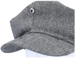Herringbone Big Apple Grey Flat Cap - Jaxon & James -Fashion Hat Online 5055303799767 6