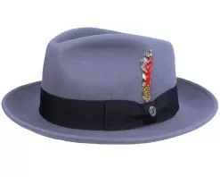 Crushable C-Crown Grey Fedora - Jaxon & James
