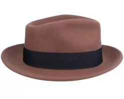 Crushable C-Crown Pecan Fedora - Jaxon & James -Fashion Hat Online 5055791800969 3
