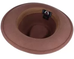 Crushable C-Crown Pecan Fedora - Jaxon & James -Fashion Hat Online 5055791800969 4