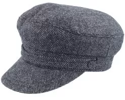 Herringbone Fiddler Charcoal Vega Cap - Jaxon & James