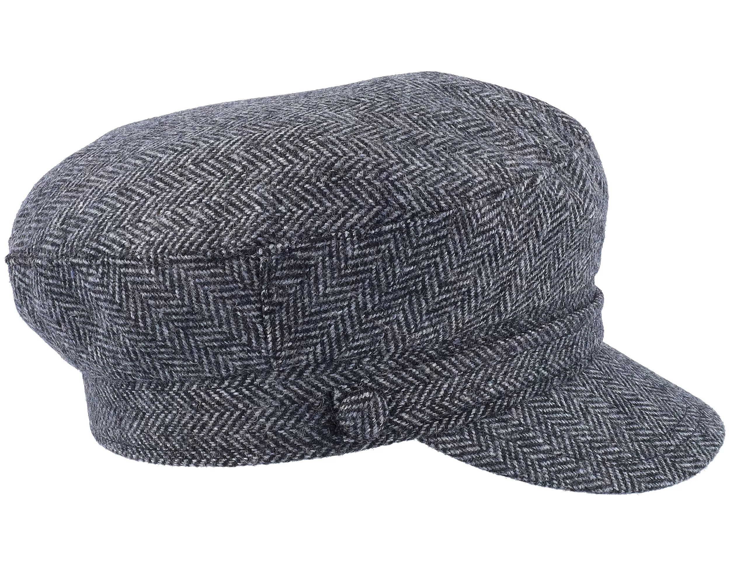 Herringbone Fiddler Charcoal Vega Cap - Jaxon & James 3 Herringbone Fiddler Charcoal Vega Cap - Jaxon & James - Image 3