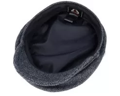 Herringbone Fiddler Charcoal Vega Cap - Jaxon & James 8 Herringbone Fiddler Charcoal Vega Cap - Jaxon & James -Fashion Hat Online 5055791817264 4
