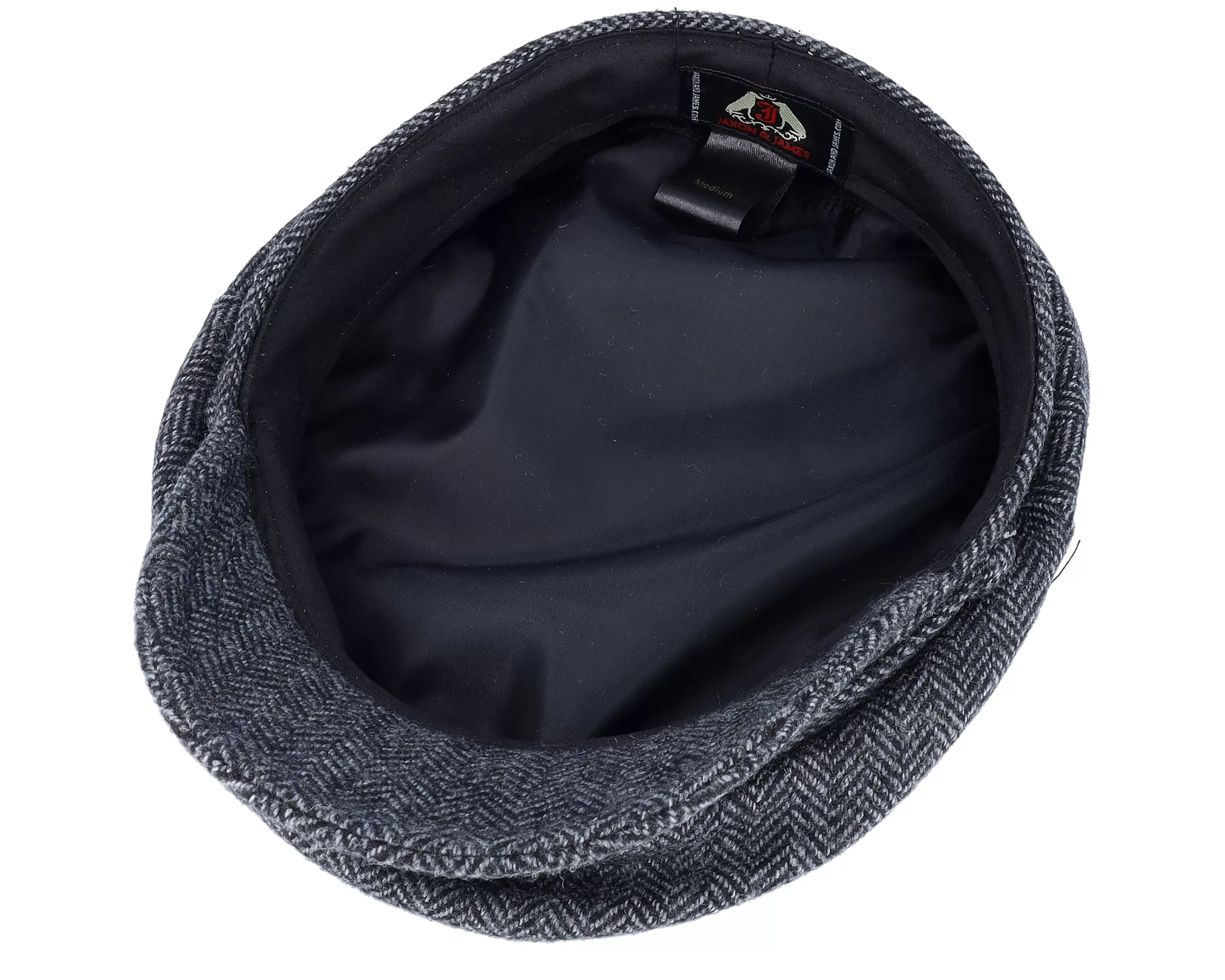 Herringbone Fiddler Charcoal Vega Cap - Jaxon & James 4 Herringbone Fiddler Charcoal Vega Cap - Jaxon & James - Image 4
