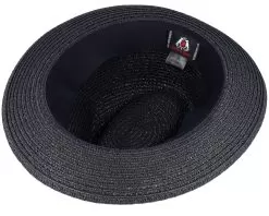 Pinch Crown Toyo Braided Trilby Black Straw Hat - Jaxon & James -Fashion Hat Online 5055791818667 4