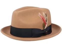 Crushable Blues Pecan Trilby - Jaxon & James