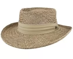 Pebble Beach Natural Gambler Straw Hat - Jaxon & James