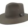 Oilcloth Safari Olive Fedora - Jaxon & James