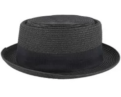 Toyo Braided Black Pork Pie - Jaxon & James -Fashion Hat Online 5055791841030 3