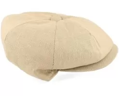 Linen Newsboy Cap Camel Flat Cap - Jaxon & James -Fashion Hat Online 5055791898676 3