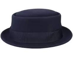 Crushable Wool Navy Pork Pie - Jaxon & James -Fashion Hat Online 5055953246499 3