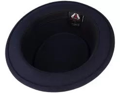 Crushable Wool Navy Pork Pie - Jaxon & James -Fashion Hat Online 5055953246499 4