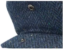 Brooklyn Flat Cap Navy Snap Cap - Jaxon & James -Fashion Hat Online 5055953279589 6