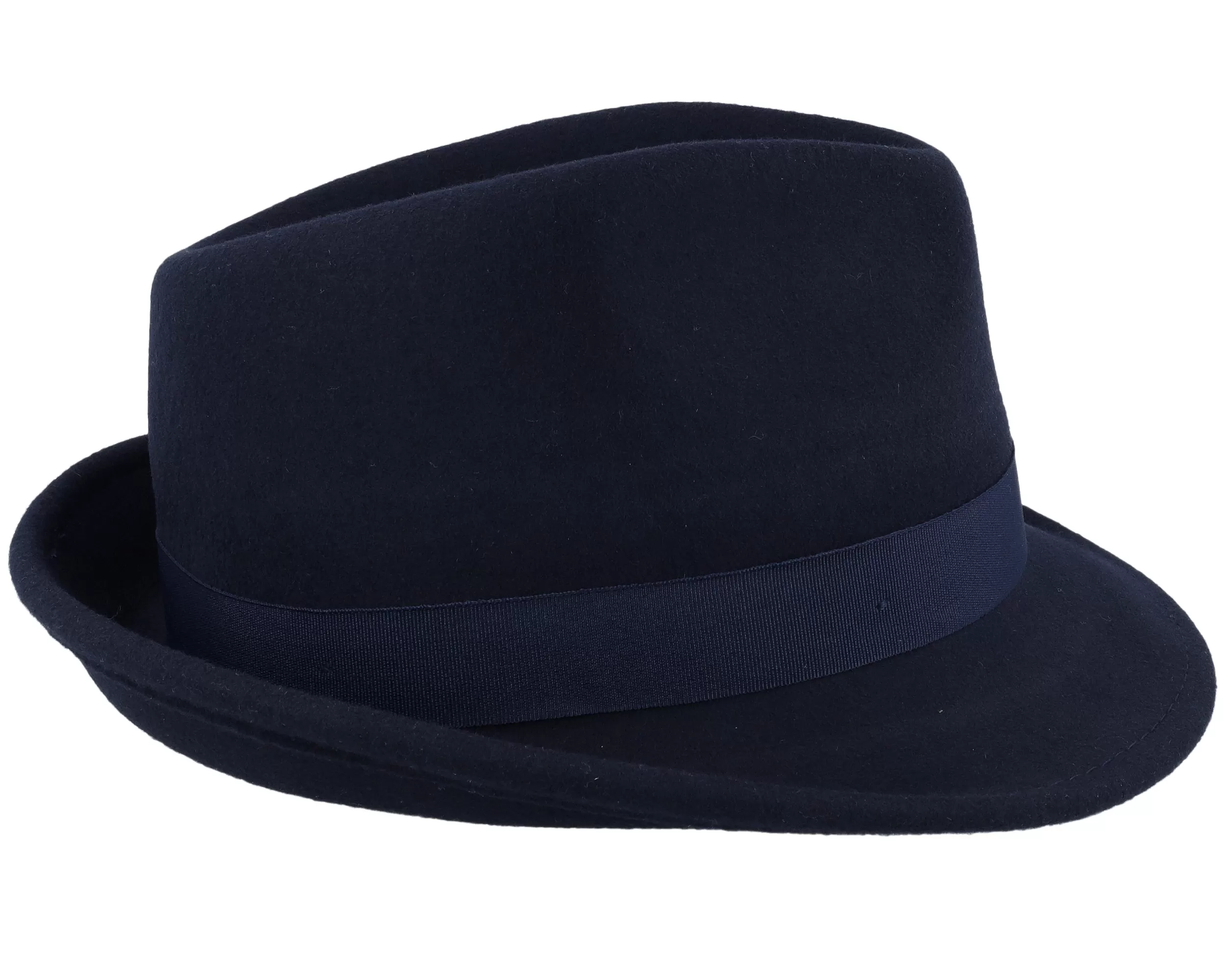 Detroit Hat Navy Blue Trilby - Jaxon & James 3 Detroit Hat Navy Blue Trilby - Jaxon & James - Image 3