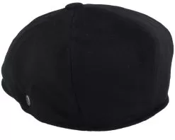 Pure Wool Harlem Newsboy Black Flat Cap - Jaxon & James -Fashion Hat Online 5056204413103 3