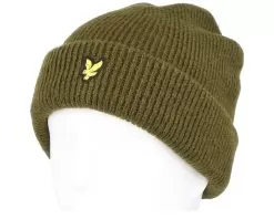 Chunky Beanie Olive Cuff - Lyle & Scott 5 Chunky Beanie Olive Cuff - Lyle & Scott -Fashion Hat Online 5059775267014 3