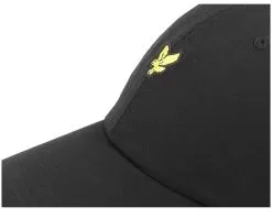 Seersucker Baseball Cap Jet Black Dad Cap - Lyle & Scott -Fashion Hat Online 5059775377645 6