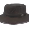 Wax Cotton Ear Flap Brown Traveler - MJM Hats