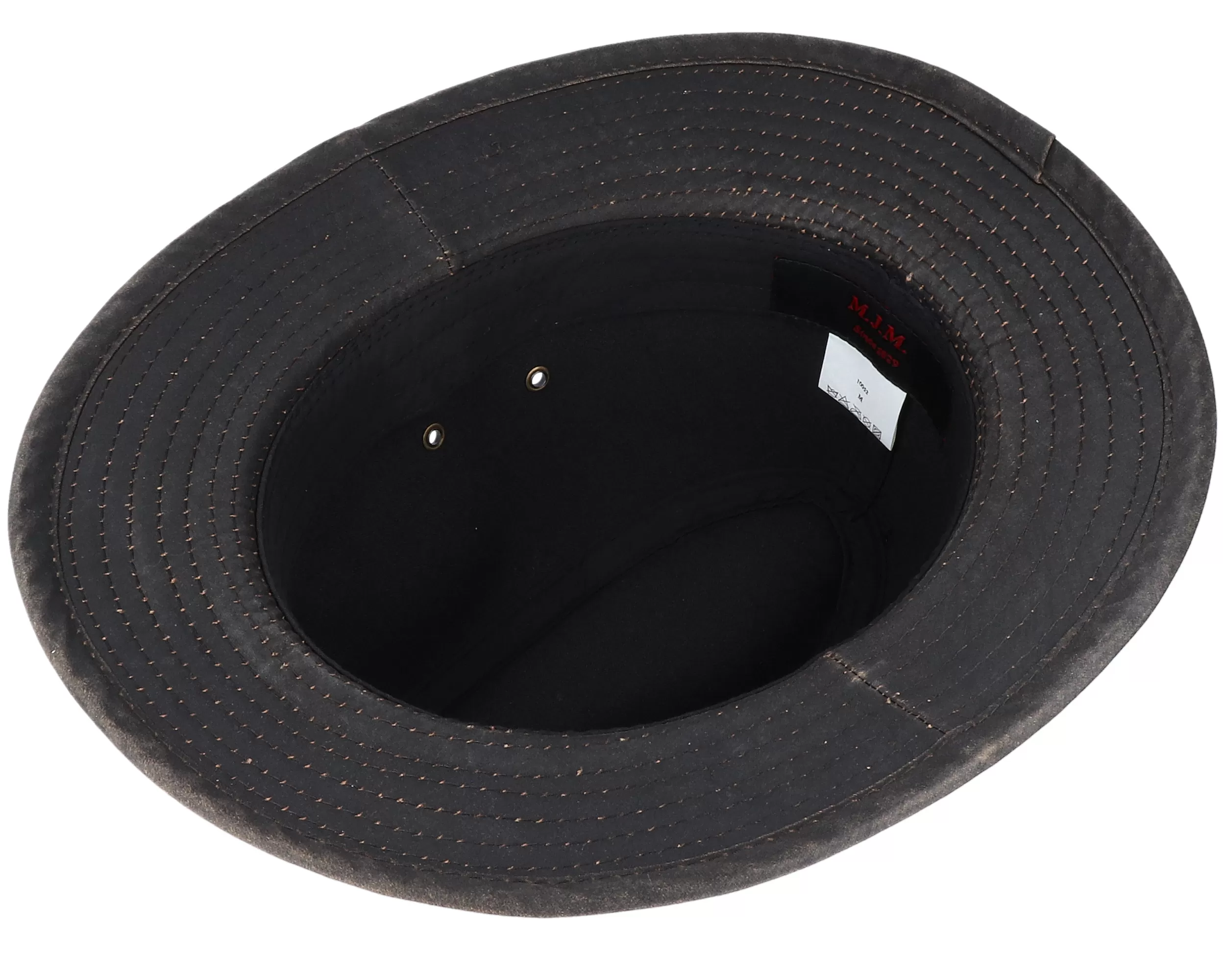 Oakwood Antique Cotton 6 Brown Hat - MJM Hats 4 Oakwood Antique Cotton 6 Brown Hat - MJM Hats - Image 4