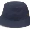 Camilla Wax Cotton Navy Bucket - MJM Hats