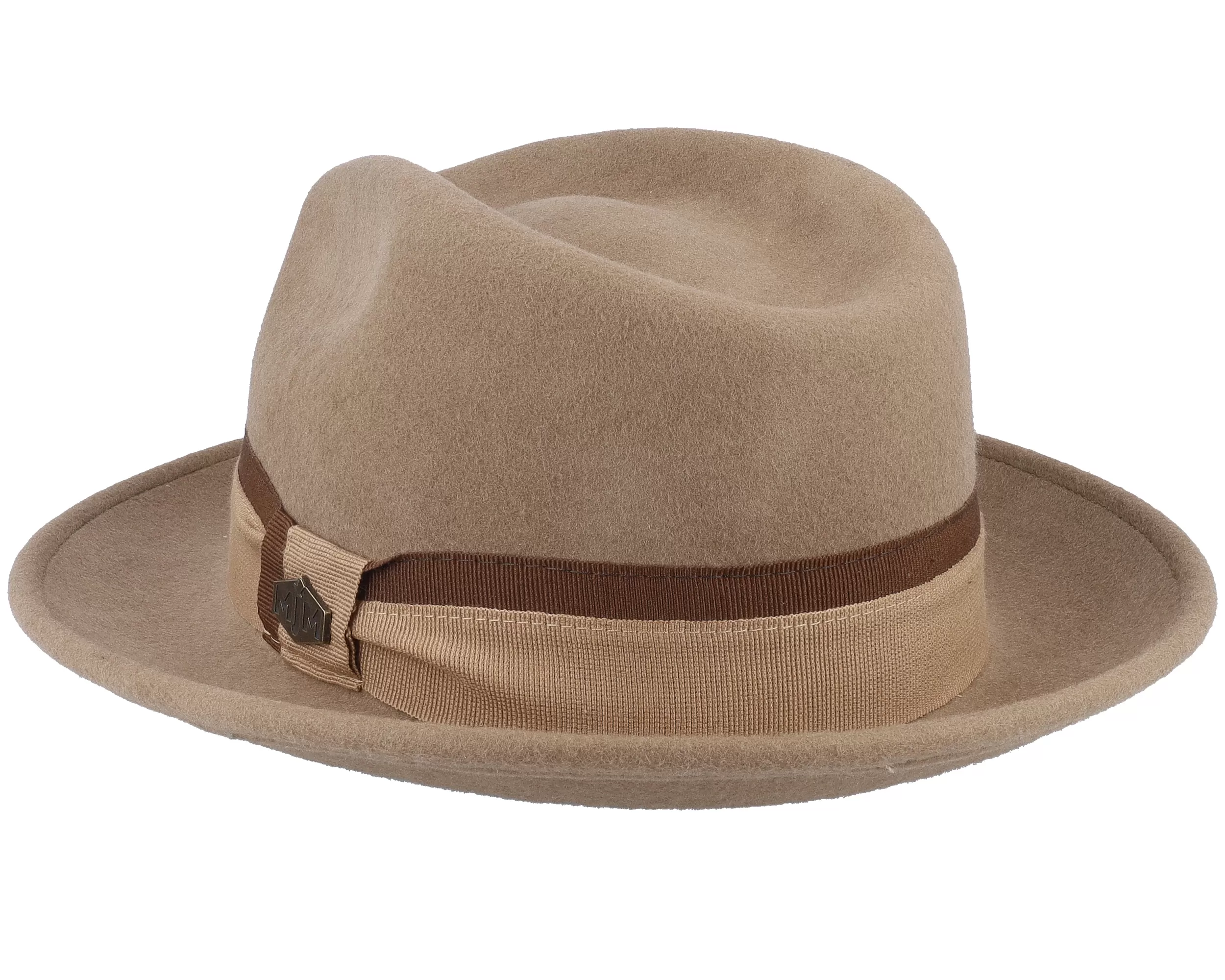 Alberto Wool Beige Fedora - MJM Hats 2 Alberto Wool Beige Fedora - MJM Hats - Image 2