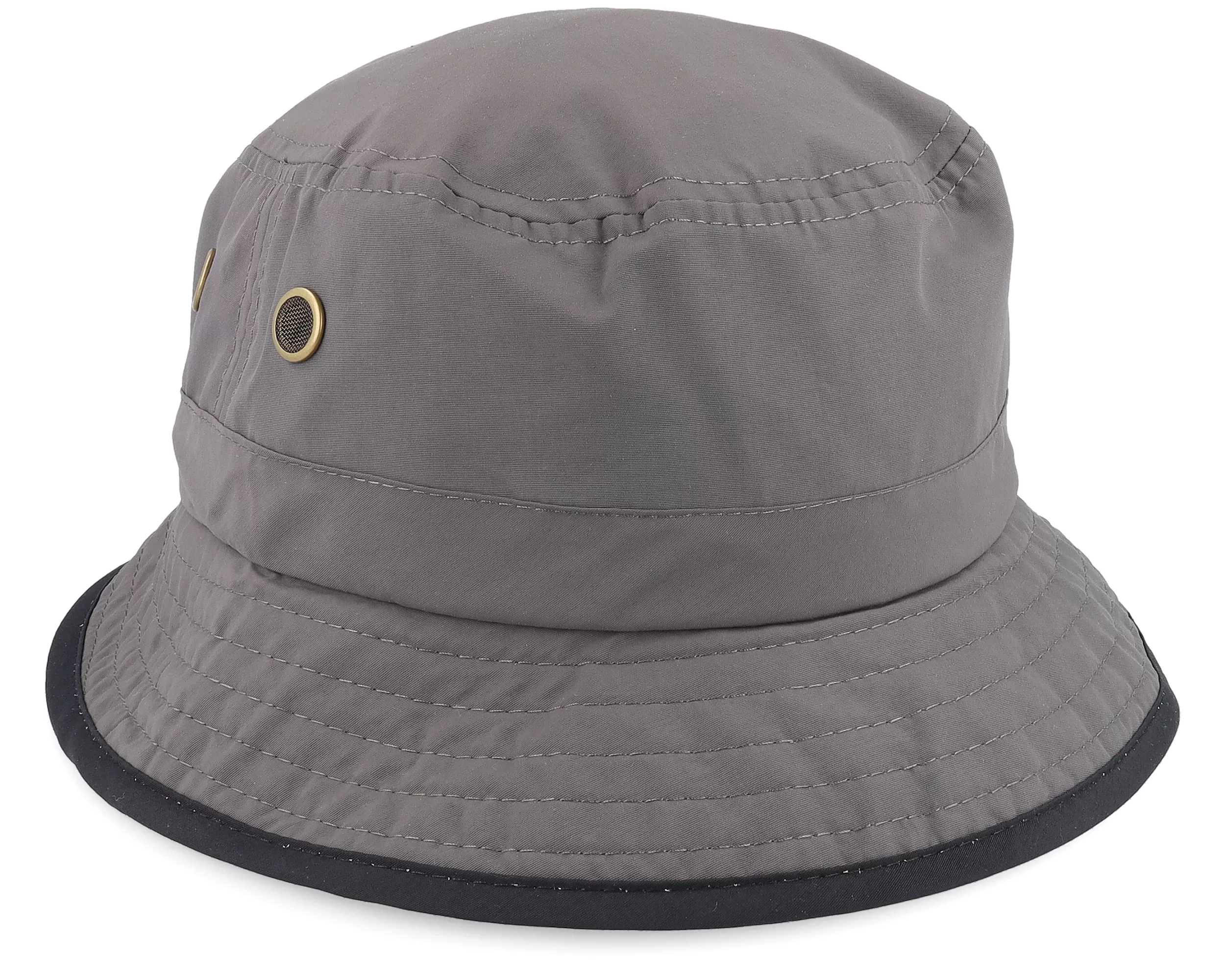 Charlie Taslan Anthracite Bucket - MJM Hats 2 Charlie Taslan Anthracite Bucket - MJM Hats - Image 2