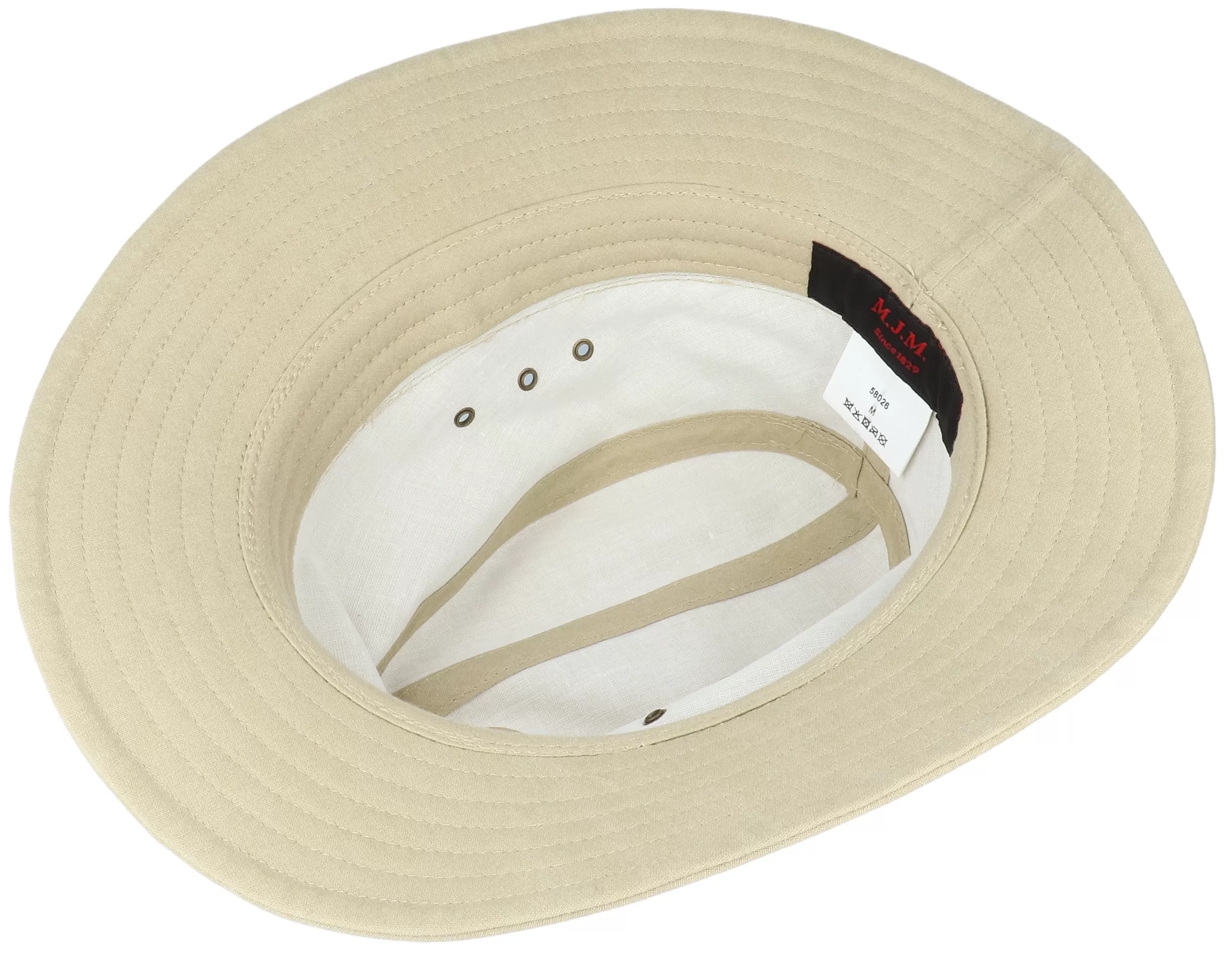 Assen Washed Cotton Beige Hat - MJM Hats 4 Assen Washed Cotton Beige Hat - MJM Hats - Image 4