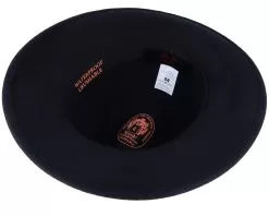 Levi Woolfelt Wr Crush. Black Fedora - MJM Hats -Fashion Hat Online 5704637819022 4