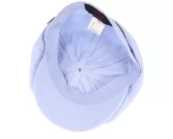 Slub Cotton Light Blue Flat Cap - MJM Hats -Fashion Hat Online 5704637847728 4