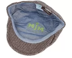 Rebel Eco Virgin Wool Brown Flat Cap - MJM Hats -Fashion Hat Online 5704637857420 4