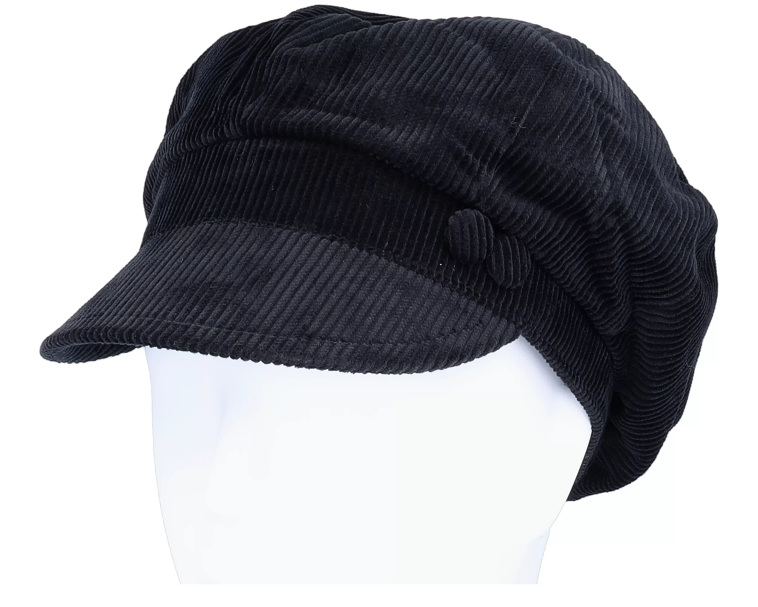 Sophie W Cotton Black Vega Cap - MJM Hats 5 Sophie W Cotton Black Vega Cap - MJM Hats - Image 5