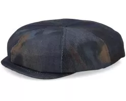 Blue Line Bagi Cotton Blue Paint Flat Cap - MJM Hats