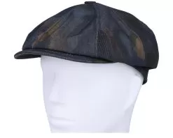 Blue Line Bagi Cotton Blue Paint Flat Cap - MJM Hats -Fashion Hat Online 5704637881722 5