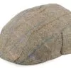 Maddy El Virgin Wool/Cashmere Ear Flap Light Green Flat Cap - MJM Hats