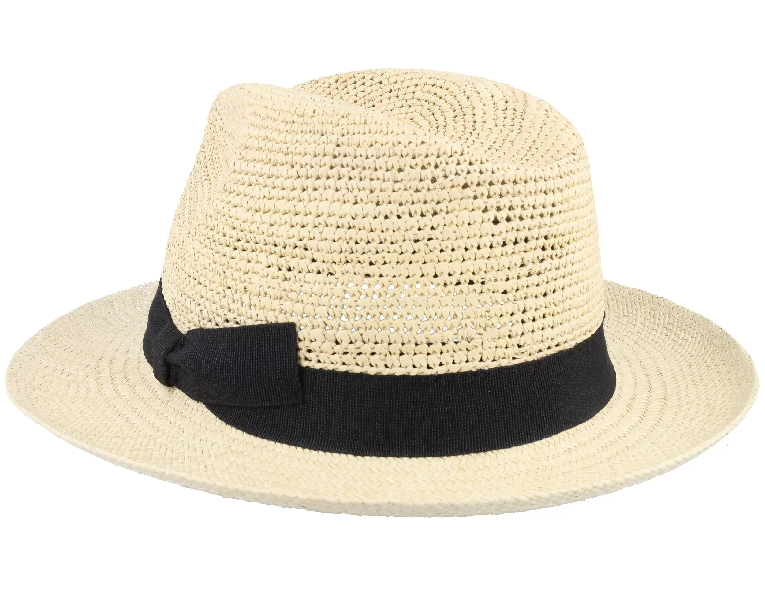 Blue Line Tom Crochet Panama Natural Straw Hat - MJM Hats 2 Blue Line Tom Crochet Panama Natural Straw Hat - MJM Hats - Image 2