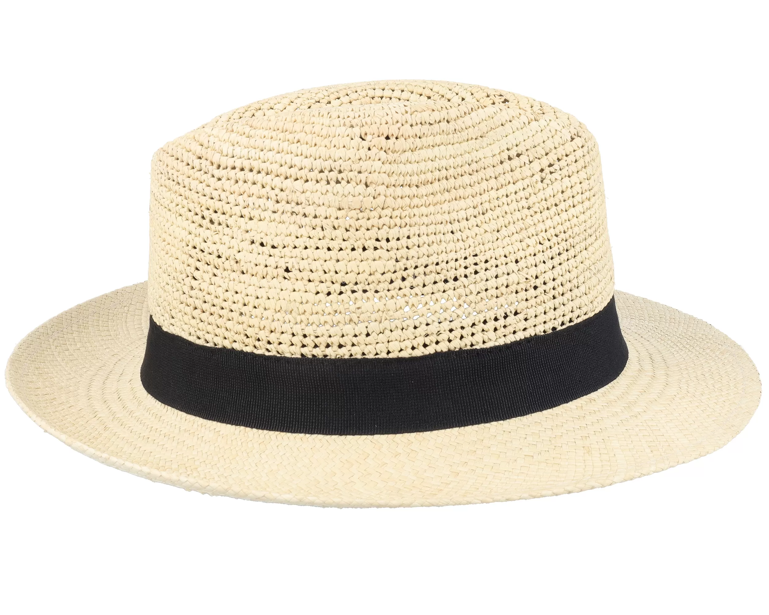 Blue Line Tom Crochet Panama Natural Straw Hat - MJM Hats 3 Blue Line Tom Crochet Panama Natural Straw Hat - MJM Hats - Image 3