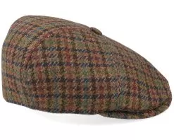 Rebel Virgin Wool Brown Check Flat Cap - MJM Hats -Fashion Hat Online 5704637903127 3
