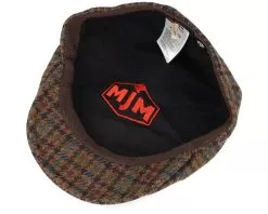 Rebel Virgin Wool Brown Check Flat Cap - MJM Hats -Fashion Hat Online 5704637903127 4