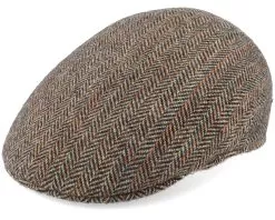 Country Virgin Wool Green Hr Flatcap - MJM Hats