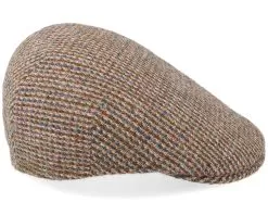 Country Harris Tweed Brown Flat Cap - MJM Hats -Fashion Hat Online 5704637907927 3