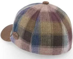 Baseball Silk Brown Check Fitted - MJM Hats -Fashion Hat Online 5704637925723 3