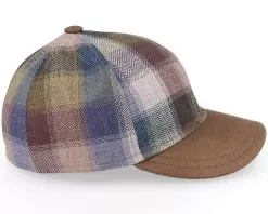 Baseball Silk Brown Check Fitted - MJM Hats -Fashion Hat Online 5704637925723 4