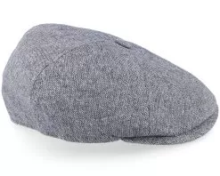 Rebel Silk/Wool Grey Flat Cap - MJM Hats -Fashion Hat Online 5704637927123 4