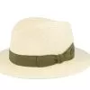 Capai Panama Natural Green Band Straw Hat - MJM Hats