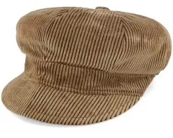 Barones W 32 Cotton Velvet Beige Vega Cap - MJM Hats